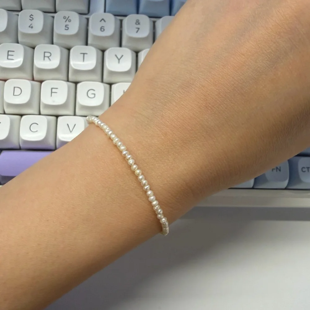 2MM - Freshwater Pearl Bracelet - Picture 1 of 2